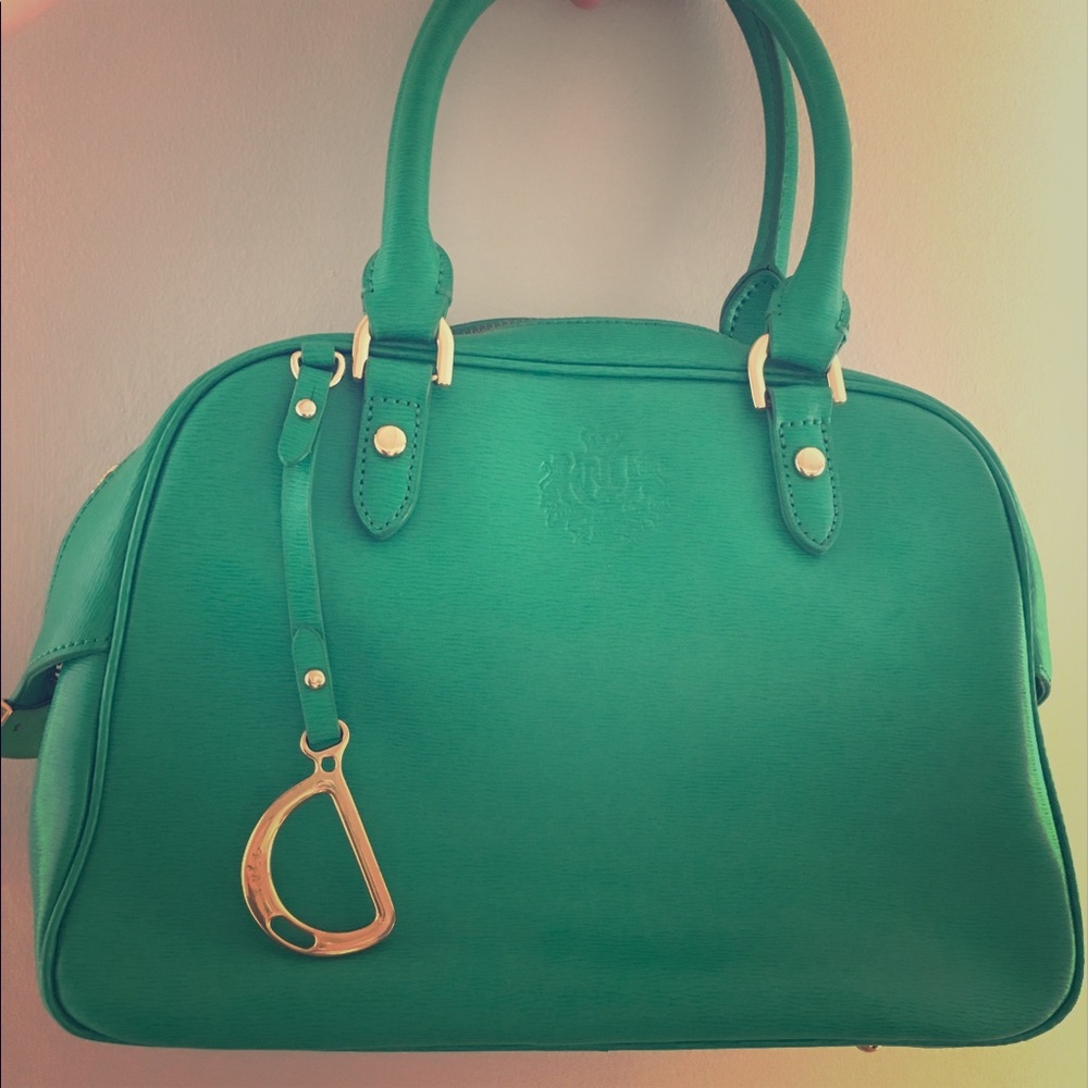 Ralph Lauren emerald green purse