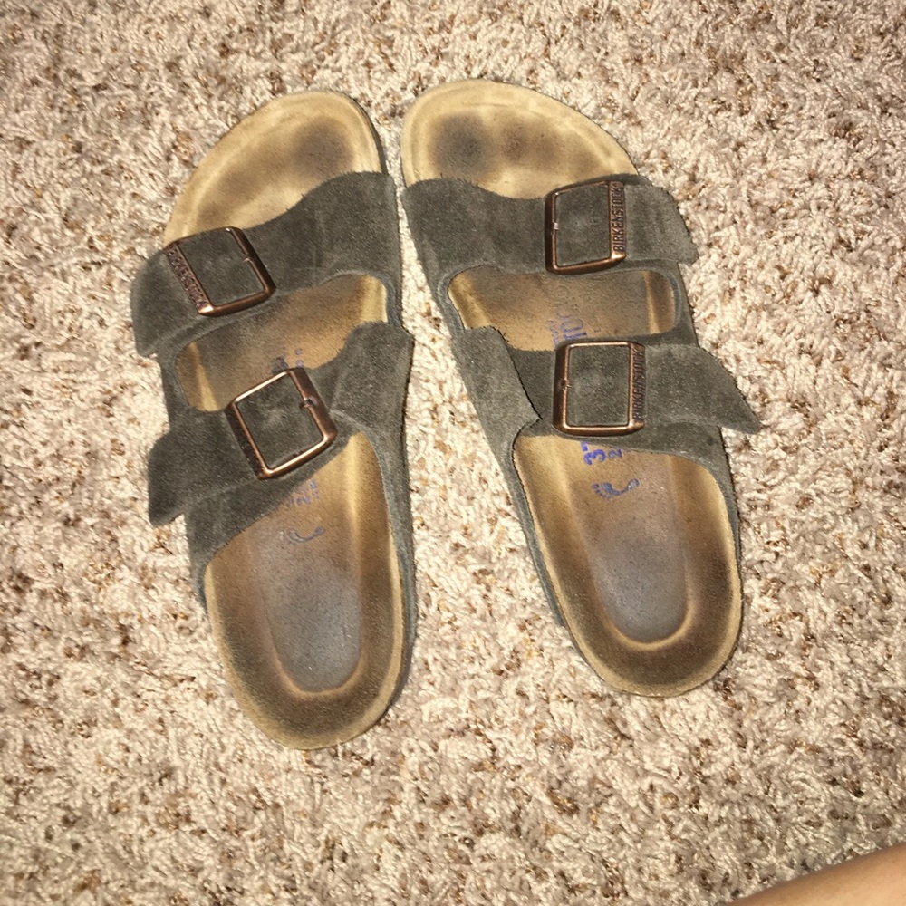 Brown Suede Birkenstocks