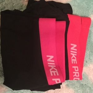 2 set of Nike work out shorts