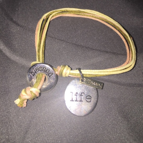 🌟B2G1F🌟 "Blessed" bracelet - Picture 2 of 2