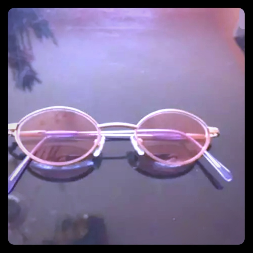 Cynthia ROWLEY Eyewear Metallic Frame Cr49 blu