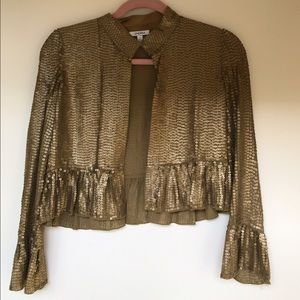 Generra sequin cropped jacket size 4
