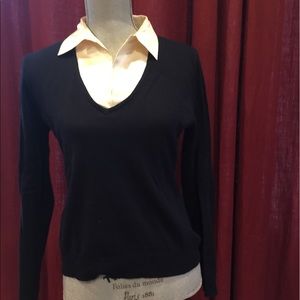Ralph Lauren Navy Cashmere Sweater