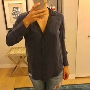 Equipment silk blouse