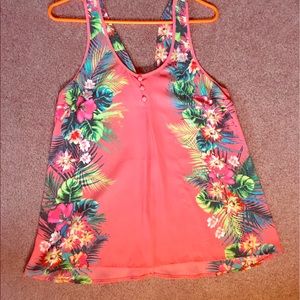 Floral tank top