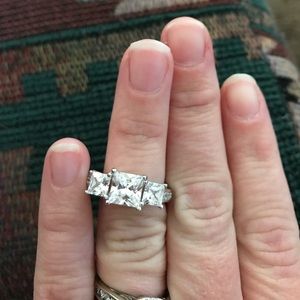 Princess cut ring