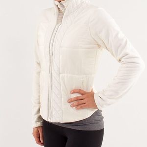 Lululemon Cream St. Moritz Jacket size 10