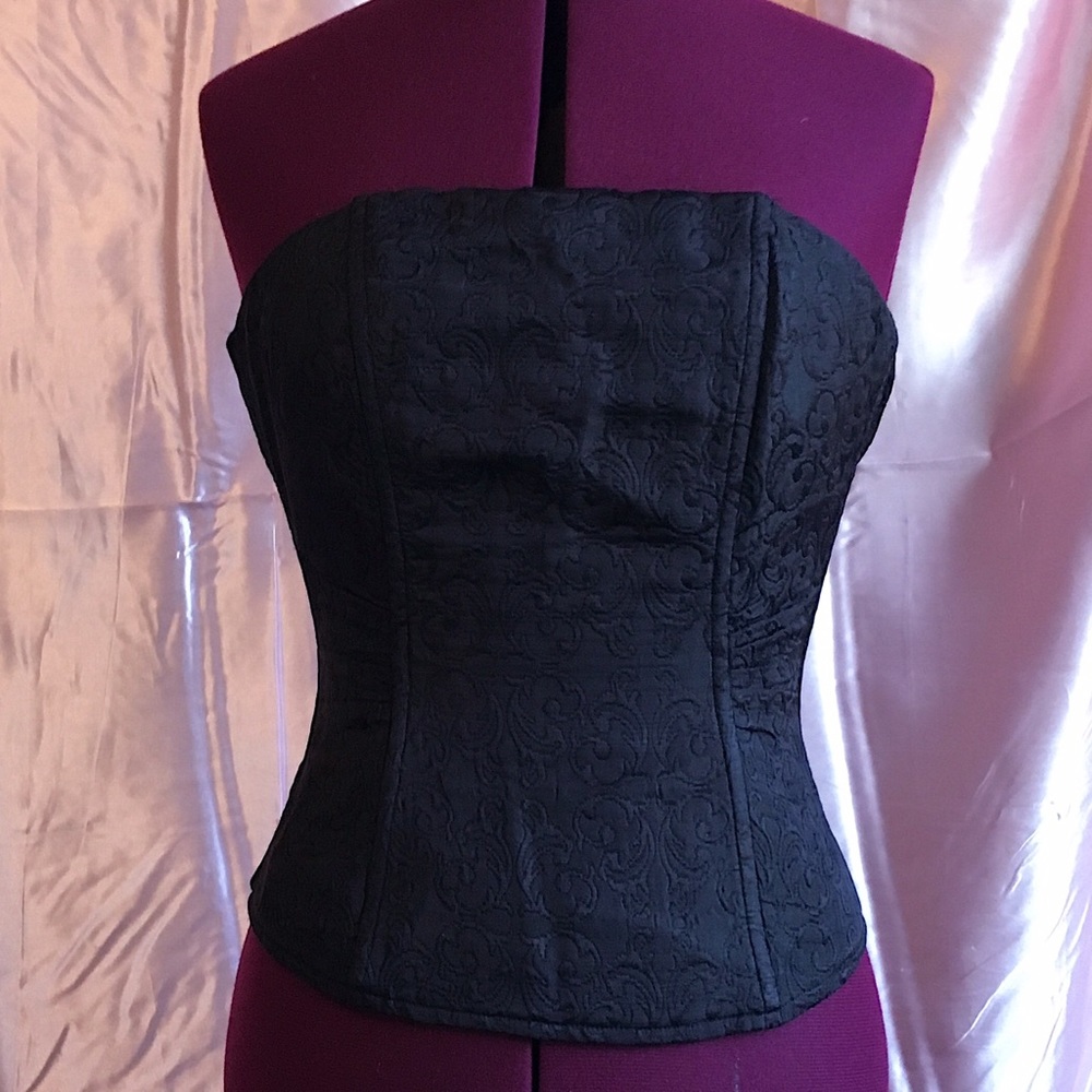 The Limited Black Paisley Corset