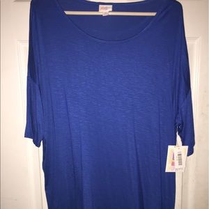 BNWT LulaRoe medium blue Irma.