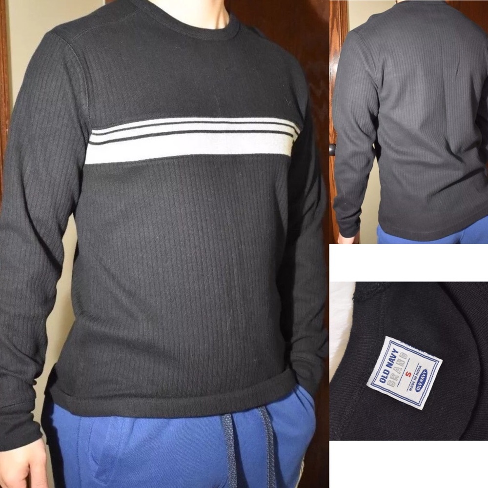 Old navy pull over long sleeve sweat shirt BLACK