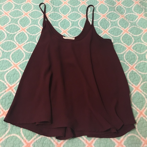 Lush Tops - Lush Maroon Tank
