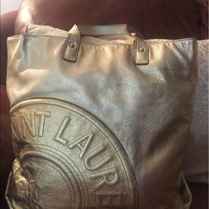 Gold YSL Medium Sized Tote Bag
