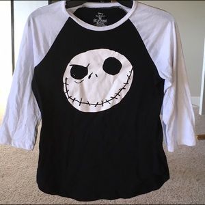 Nightmare before Christmas Baseball tee