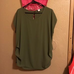 Army green top