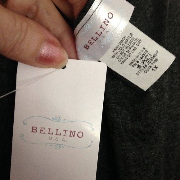 CCO NEW PLUS SIZE gray criss-cross dress 2X-3X-4X - Picture 4 of 5