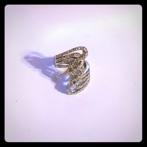Silver Diamond Ring