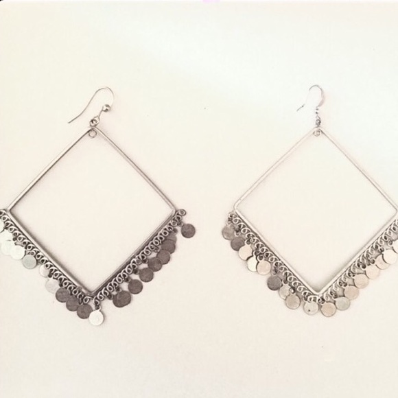 Free people gypsy silver earrings - Picture 3 of 5