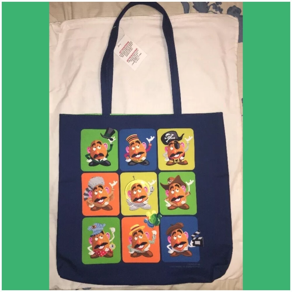 Disney Toy Story Mr. Potato Head Tote Bag NEW