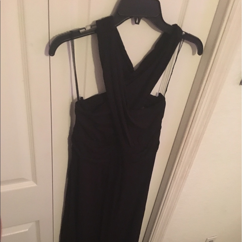 Black maxi dress