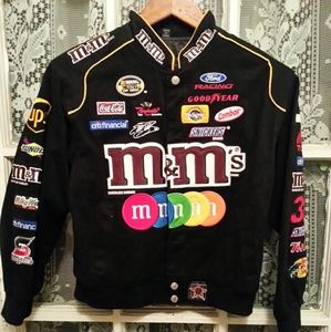 M&M's M&M JH Design Racing Black Jacket