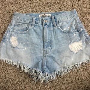 Hollister denim shorts
