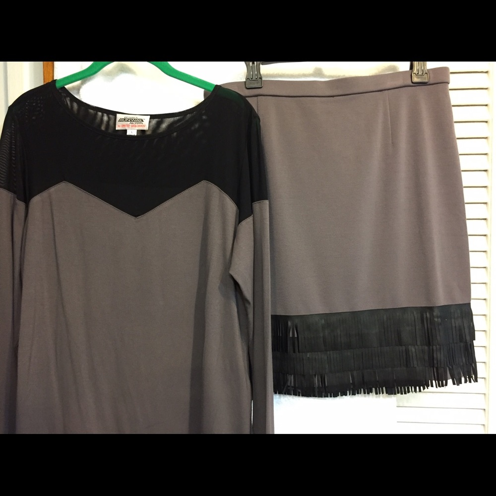 Skirt and matching top. New with tags, never worn,