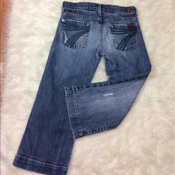 7 For All Mankind Denim - 7FAMK Dojo Crop Jeans