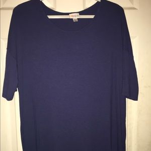Medium dark blue LulaRoe Irma.