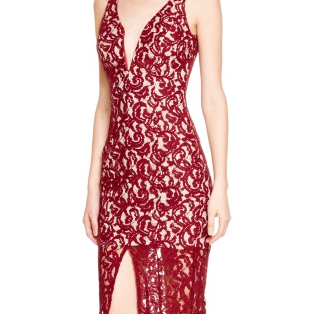 Bardot plunging dress!