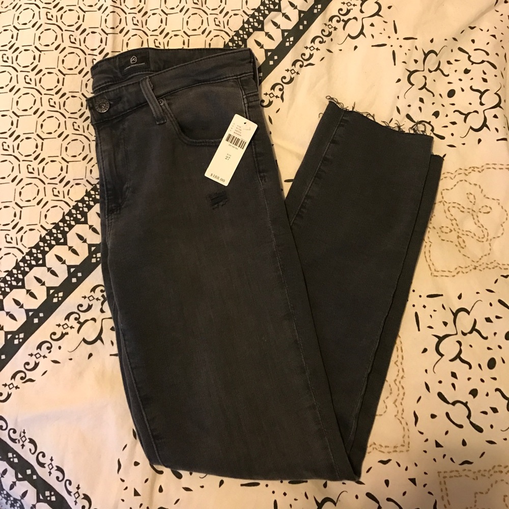 Dark grey AG JEANS - never been worn!