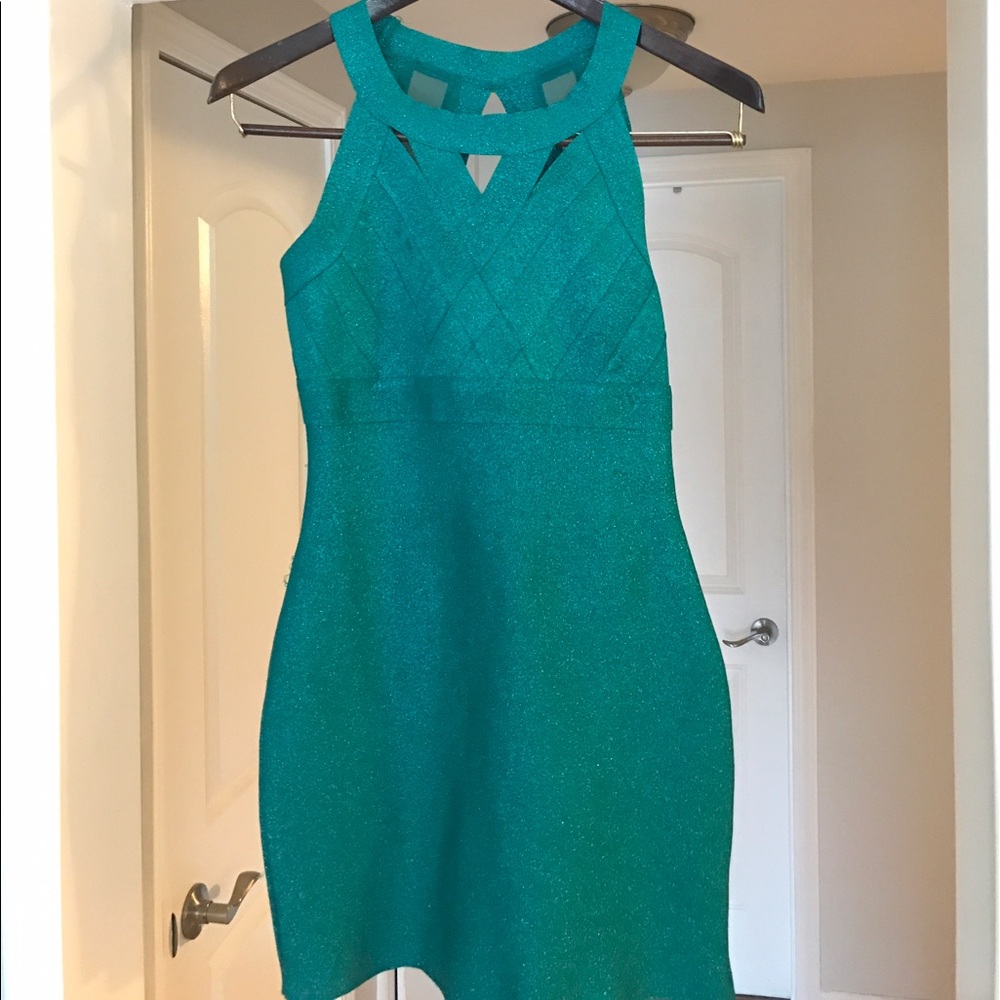 💎Teal Forever 21 Bodycon Dress ✨