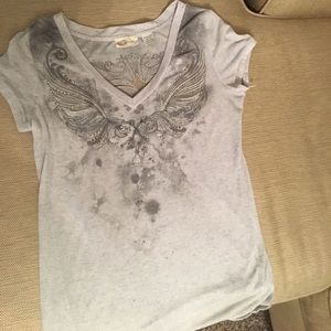 Miss Me Size Large Shirt, but a tight fit.