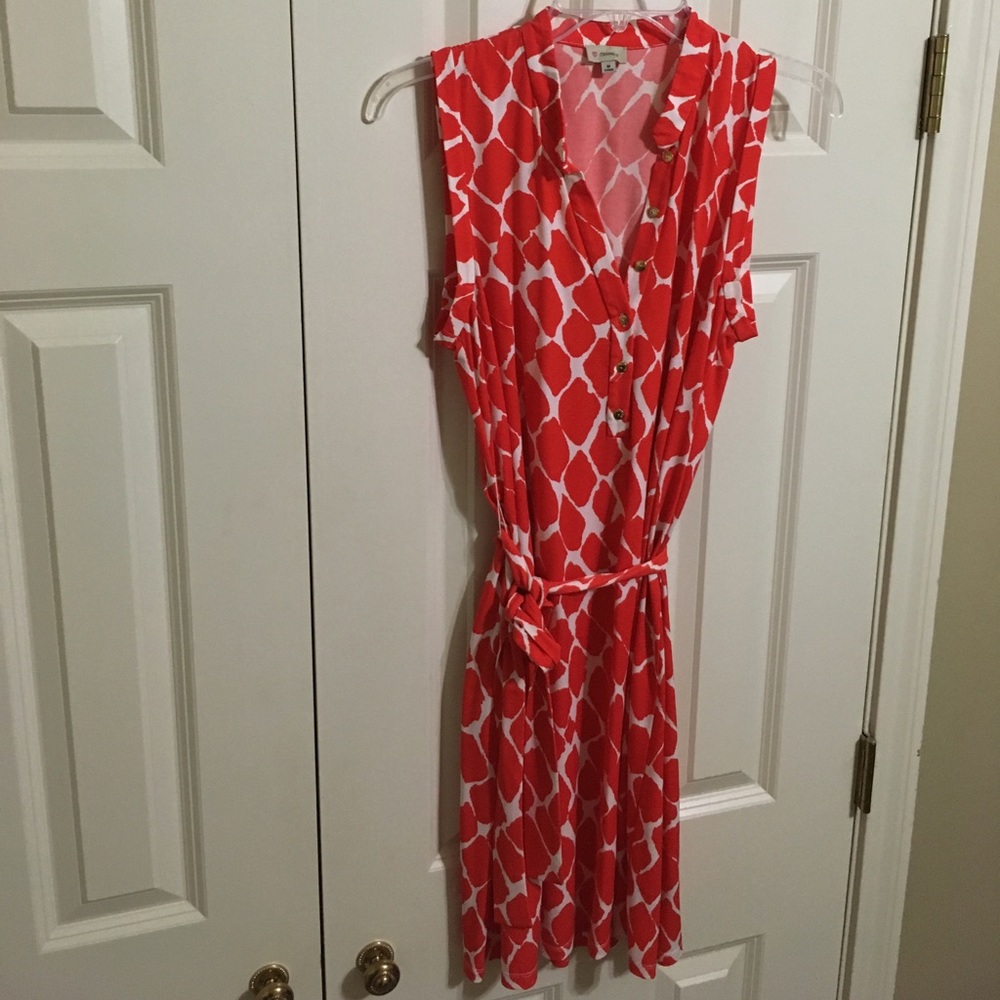 Cremieux button down Sleeveless dress