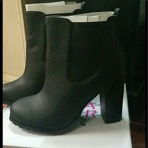 Brand new black ankle booties
