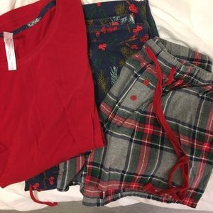 Holiday Pajama Set of 3 Small