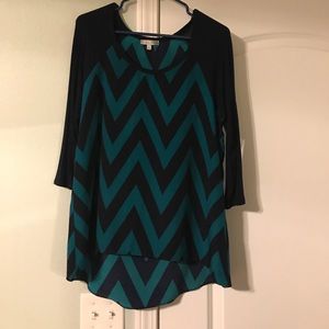 Ladies chevron top