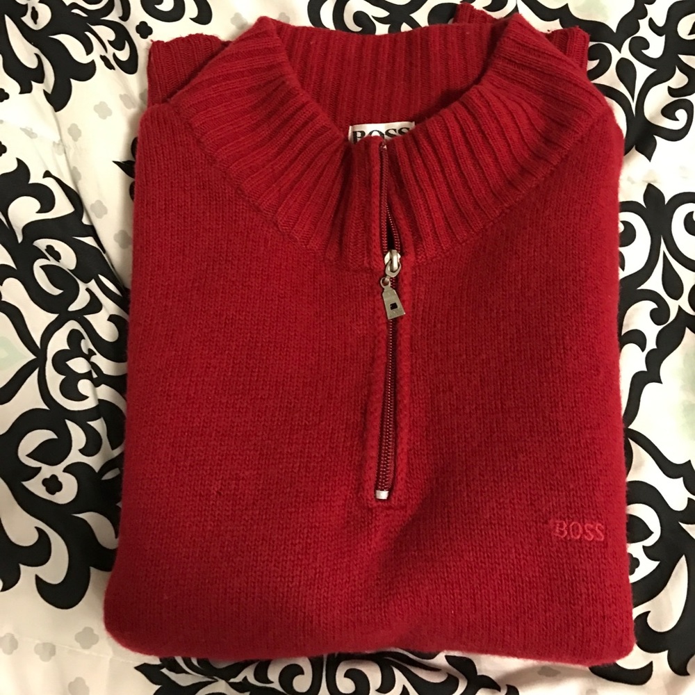 Hugo Boss Quarter Zip Sweater