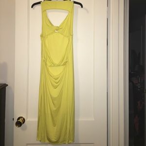 Neon Yellow Sexy Dress