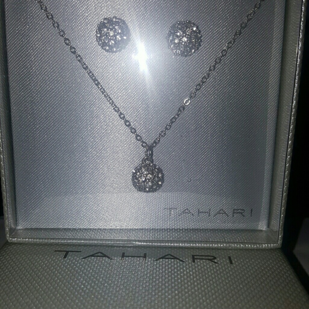Tahari Earrings and Necklace Jewelry Set