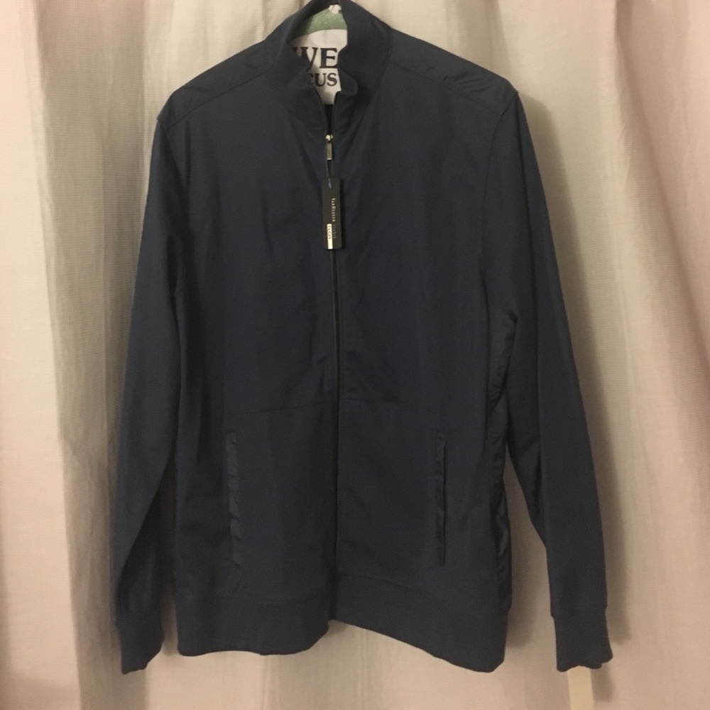 Lightweight VanHeusen Studio track jacket NWT