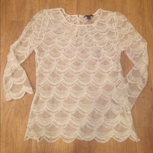 NWOT Forever 21 lace top | Large