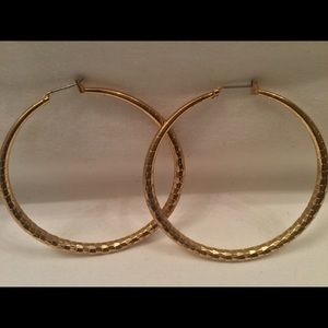 New Gold and Silver Hoop earrings