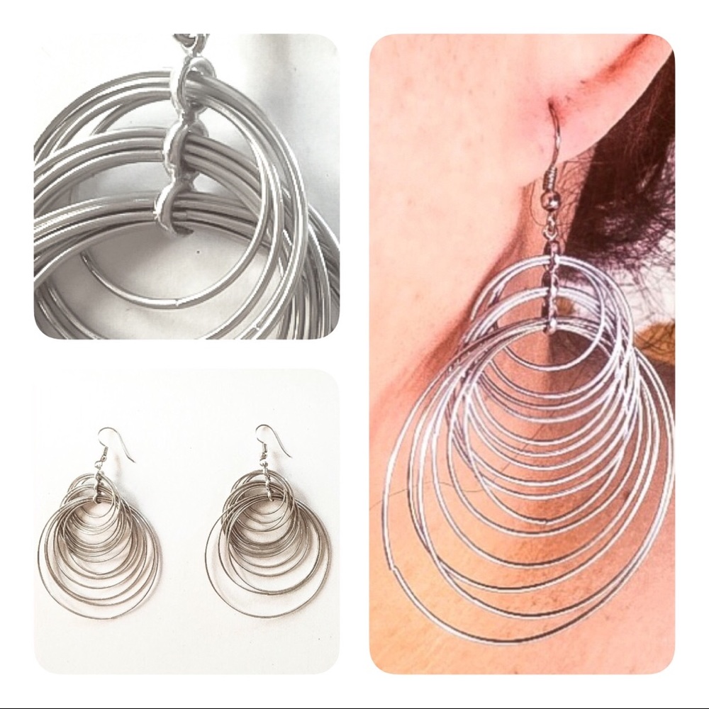 Topshop silver earrings