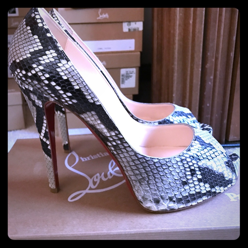 Christian Louboutin Hyper Prive Python Roccia