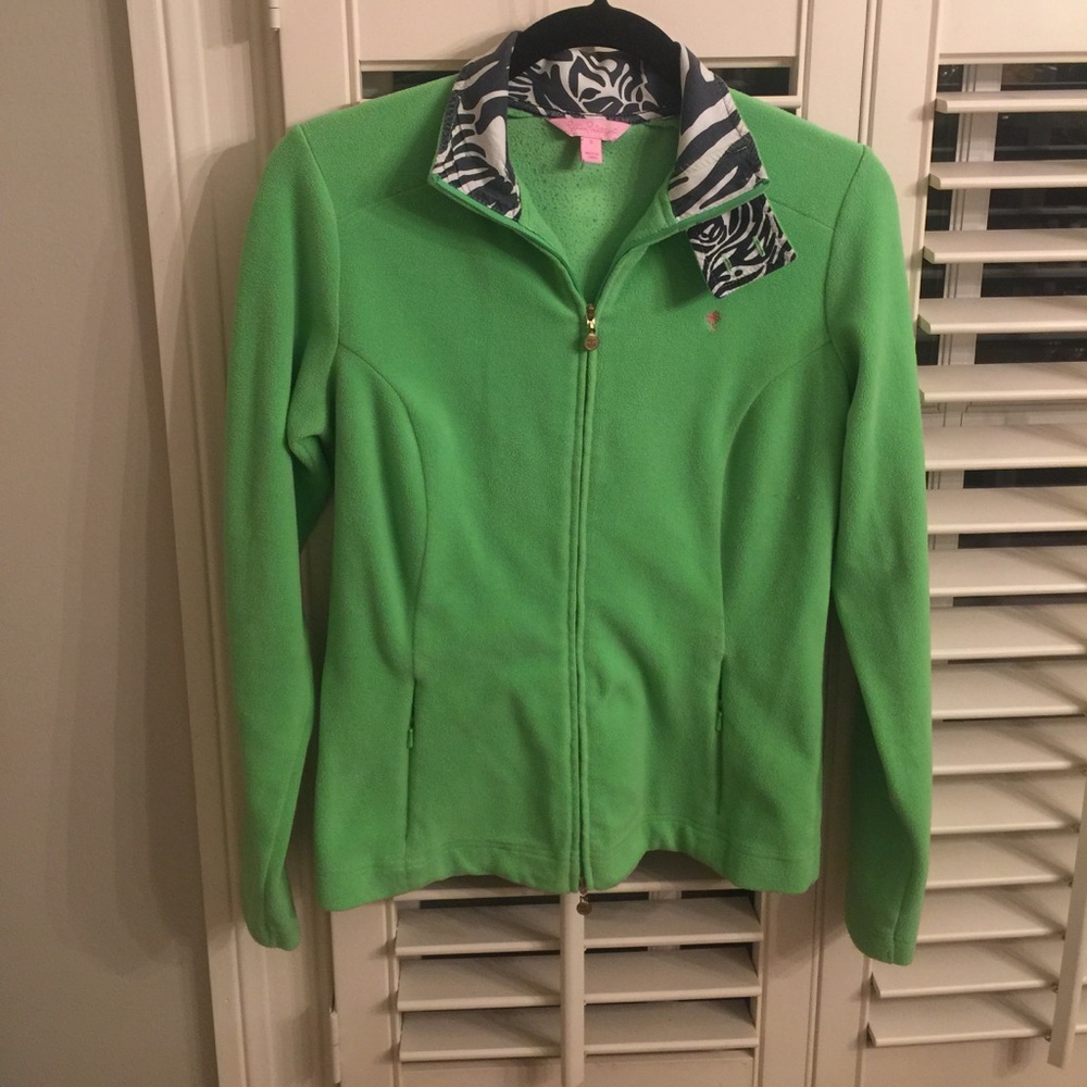 Lilly Pulitzer Zip Fleece-Small