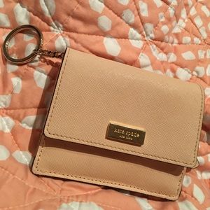 Light pink Kate Spade mini wallet