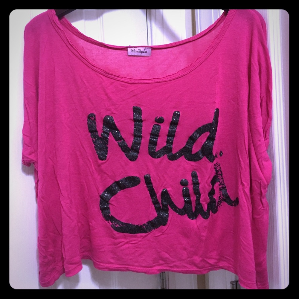 Wild Child T-Shirt Crop Top