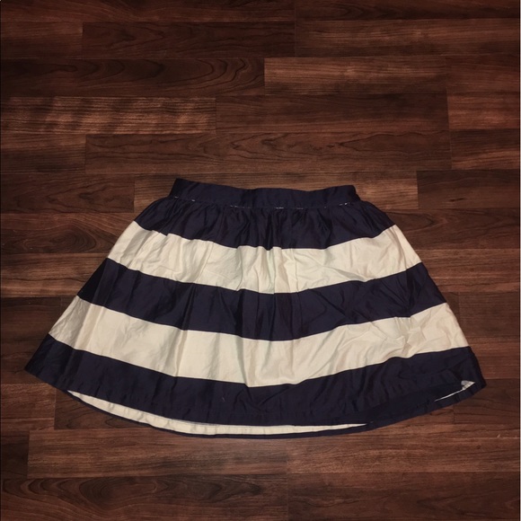 Forever 21 Navy Blue and White Skirt - Picture 1 of 1