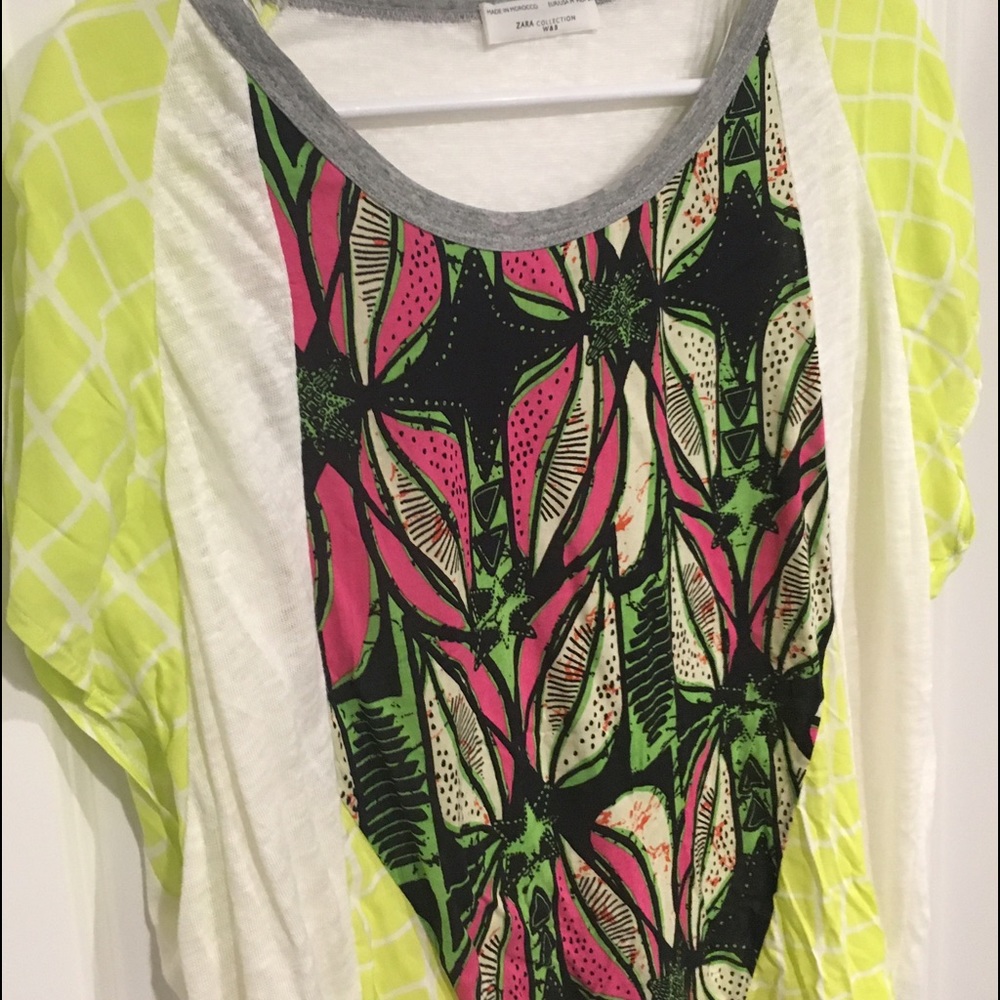 Zara multicolored top