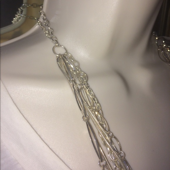 Topshop multi silver chain necklace - Picture 4 of 6